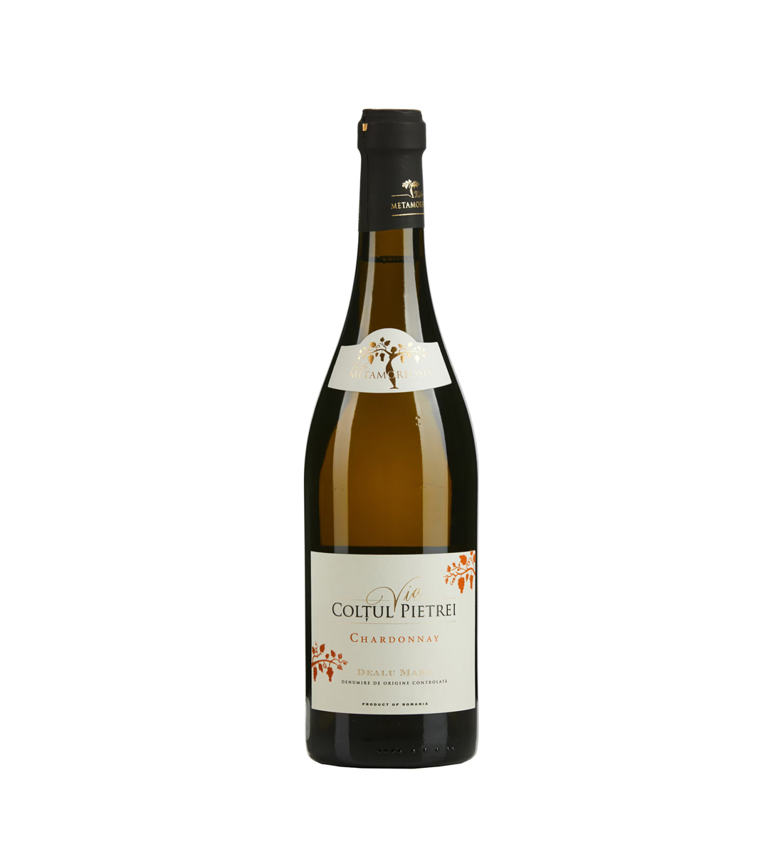 Via Coltul Pietrei Chardonnay DOC - Vin Sec Alb - Romania - 0.75L