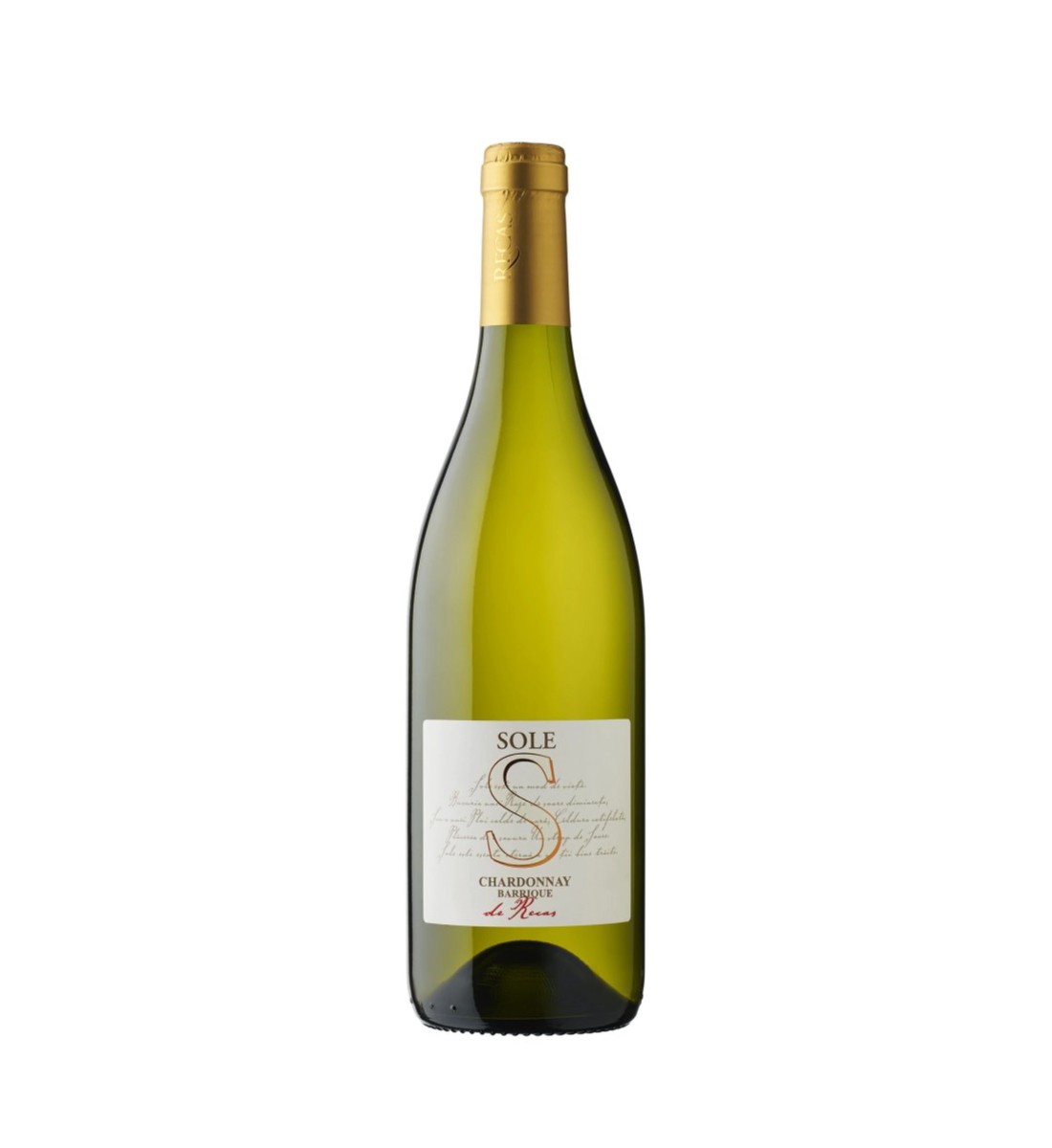 Recas Sole Chardonnay Barrique – Vin Sec Alb – Romania – 0.75L 0.75L