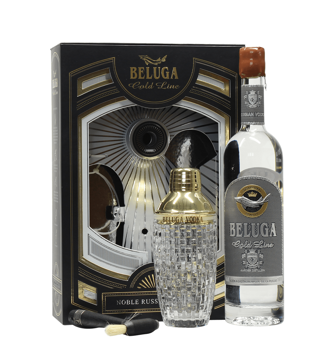 Beluga Gold Line Vodka Gift Set 0.7L 0.7L