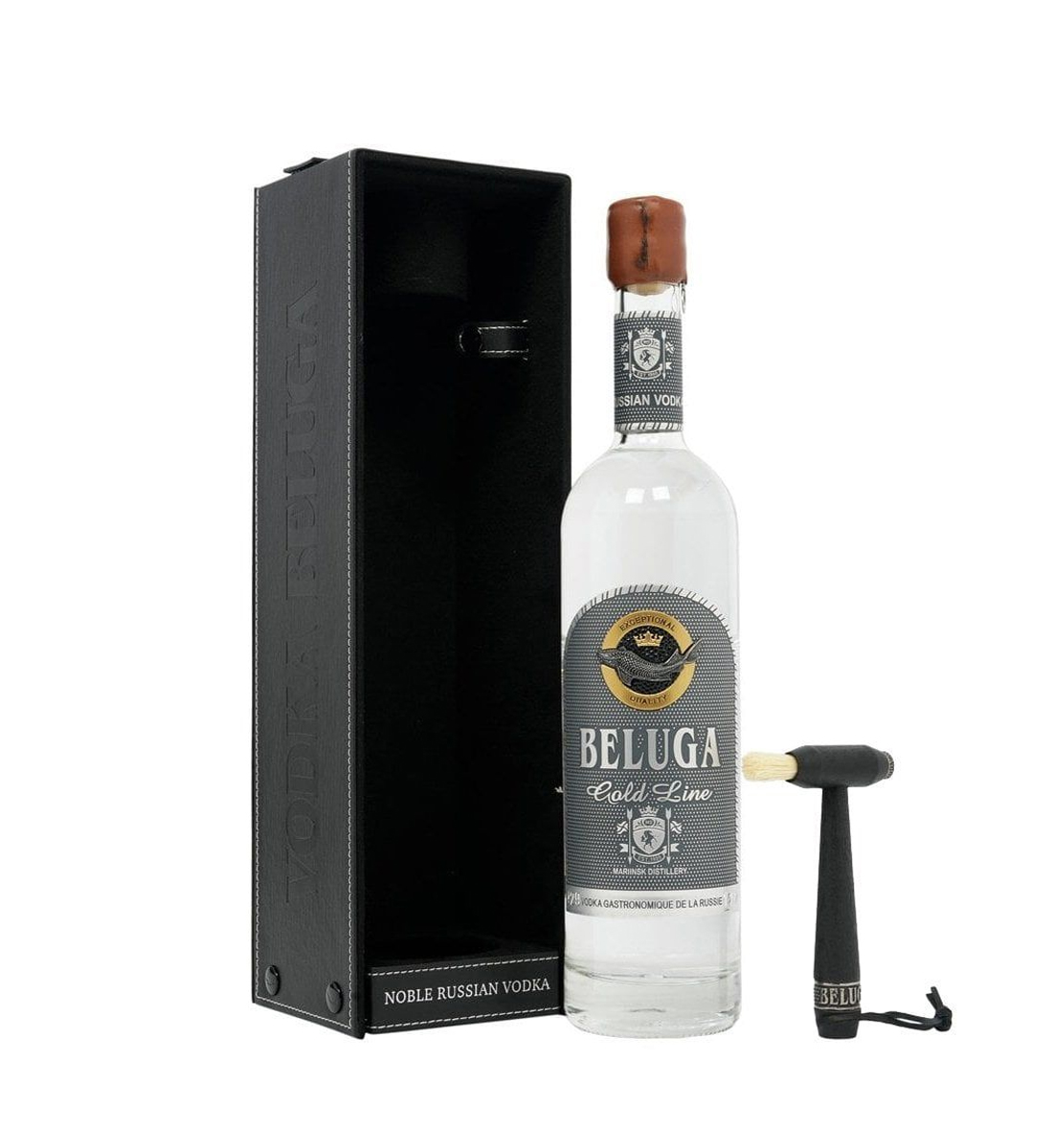 Beluga Gold Line Vodka - Caseta Piele - 1L