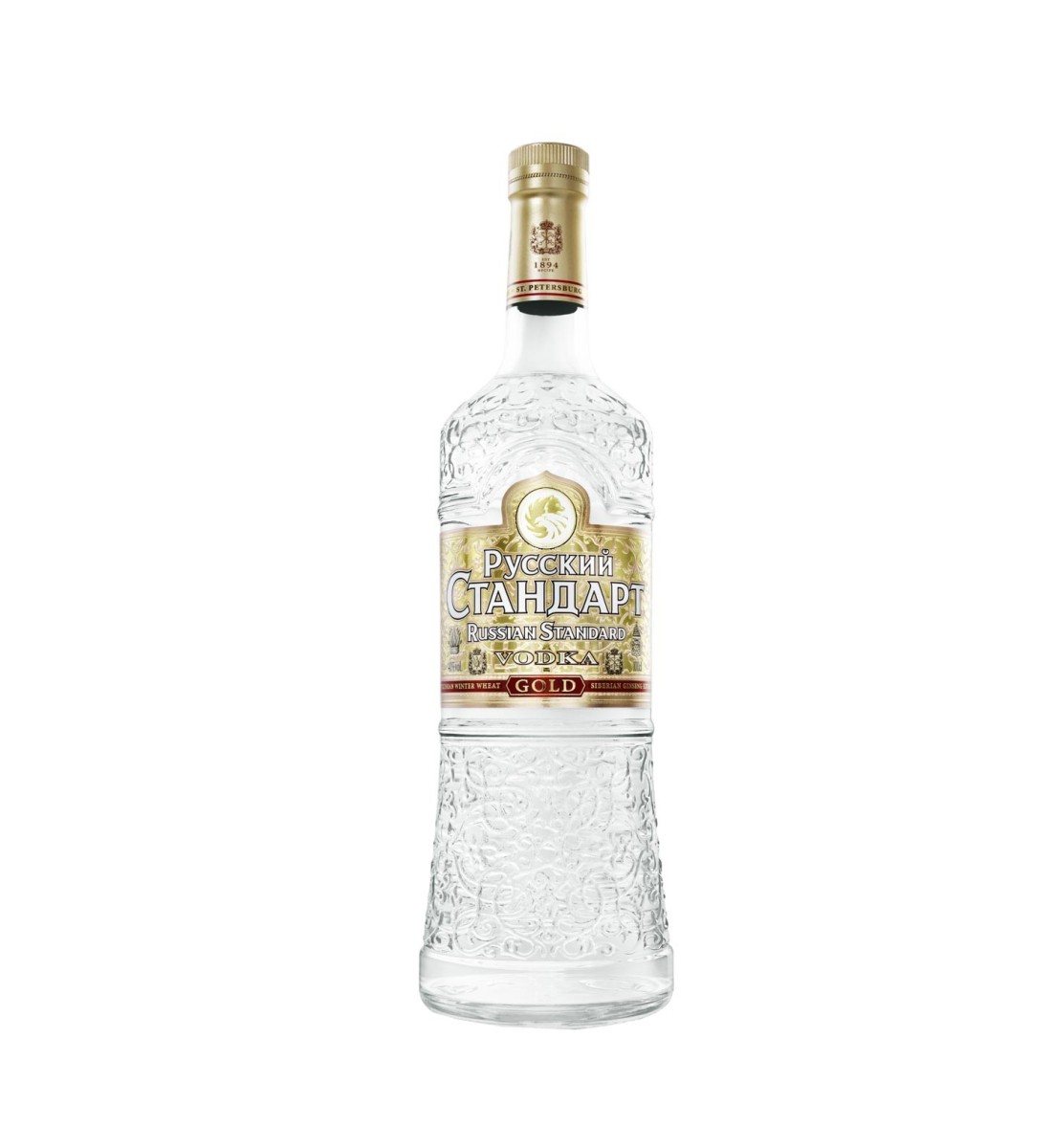Russian Standard Gold Vodka 1L bauturialcoolice.ro
