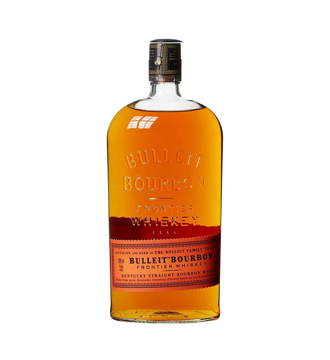 Whiskey Bulleit Bourbon Frontier 1L bauturialcoolice.ro