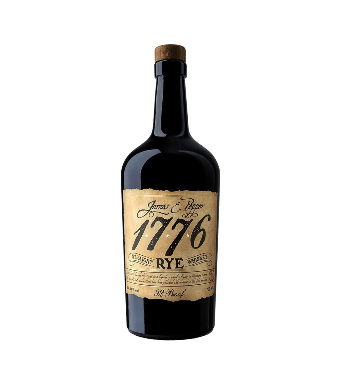 Whiskey James E. Pepper 1776 Straight Rye 92 Proof 0.7L 0.7L
