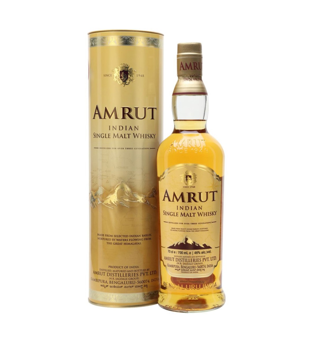 Whisky Amrut Indian Single Malt 0.7L