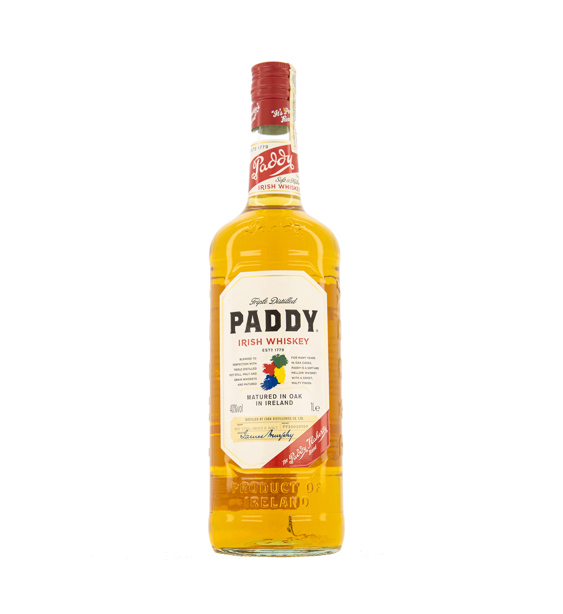 Paddy's Blended Irish Whiskey 1L