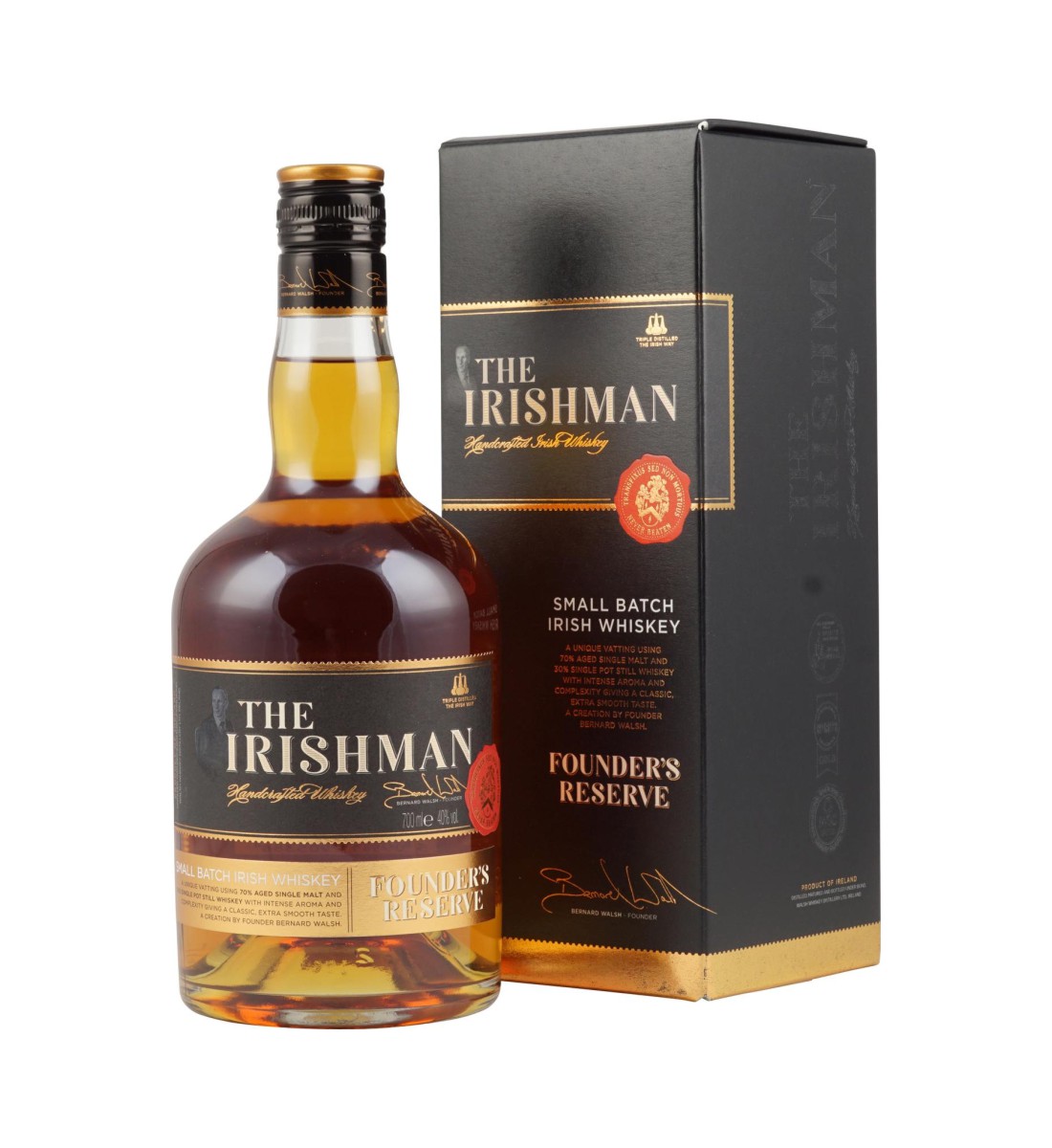 The Irishman Small Batch Founder's Reserve Blended Irish Whiskey 0.7L