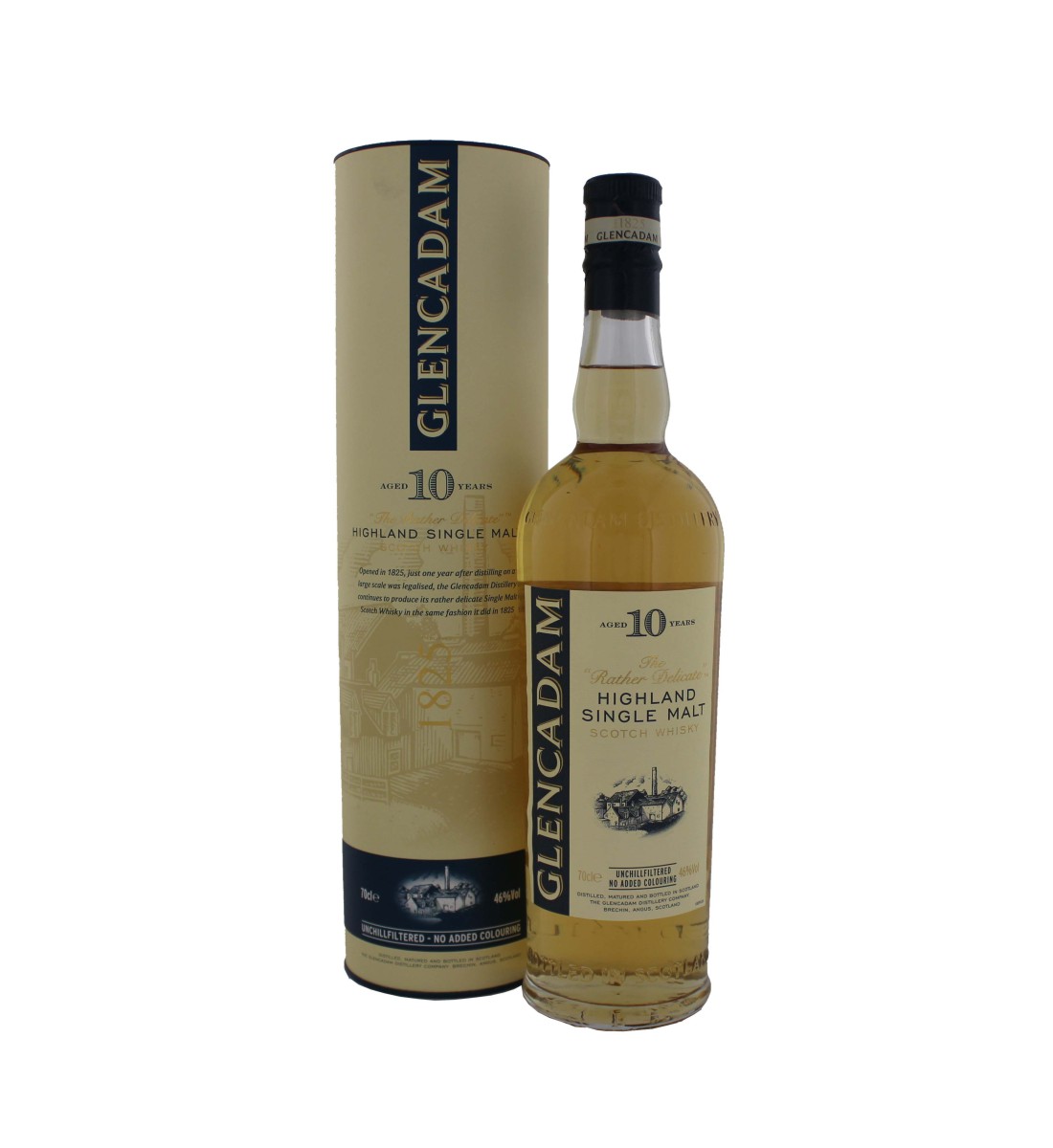 Glencadam 10 ani Highland Single Malt Scotch Whisky 0.7L