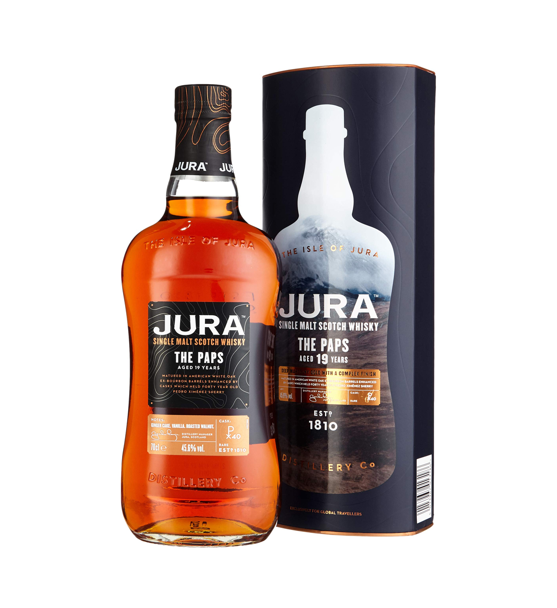 Jura The Paps 19 ani Island Single Malt Scotch Whisky 0.7L