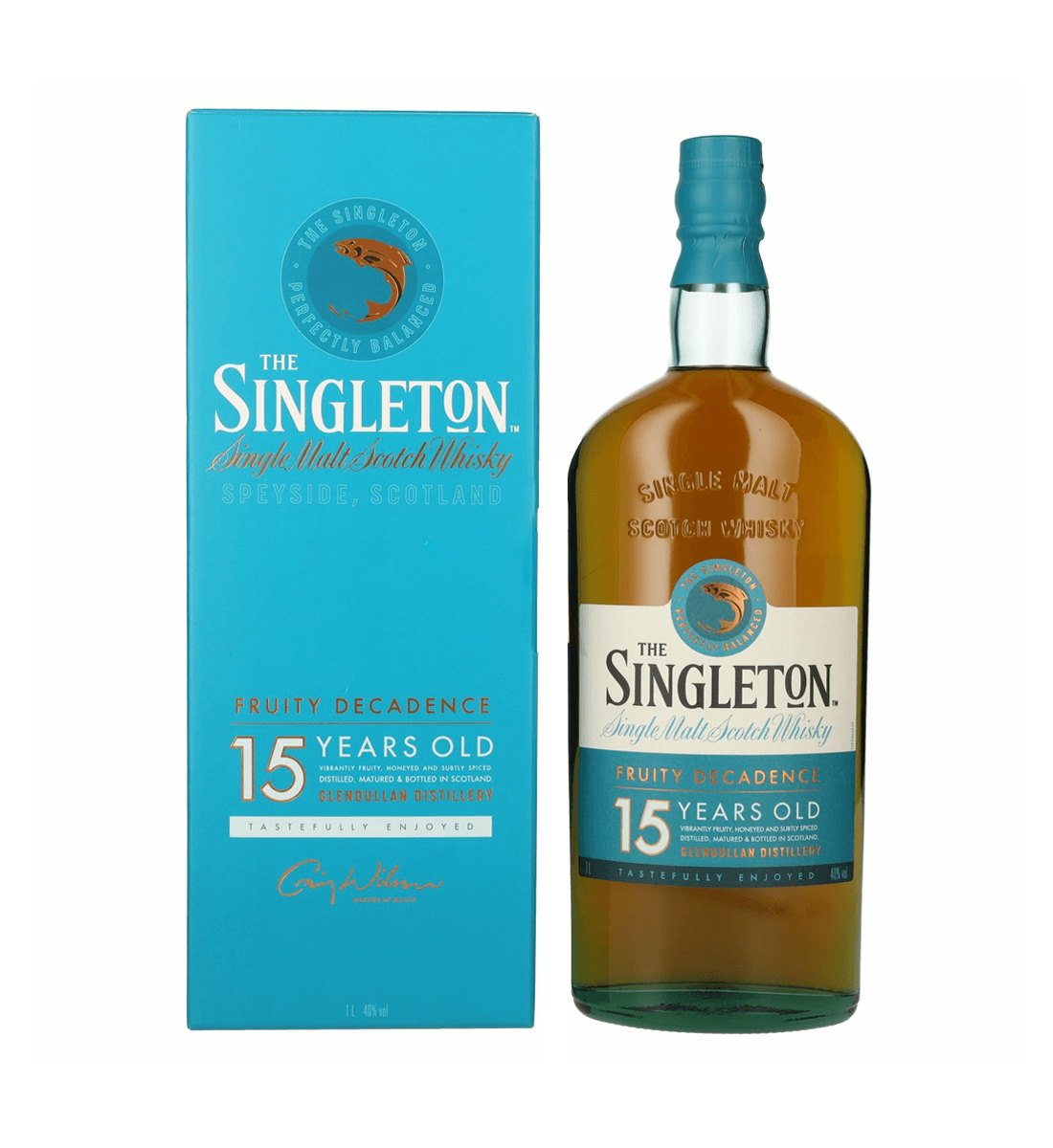 The Singleton Glendullan 15 ani Speyside Single Malt Scotch Whisky 1L