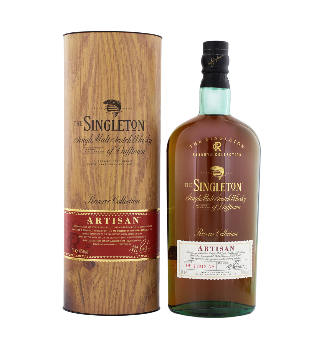 The Singleton of Dufftown Artisan Speyside Single Malt Scotch Whisky 1L